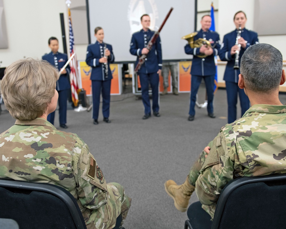 AMC/CC Visits Travis AFB