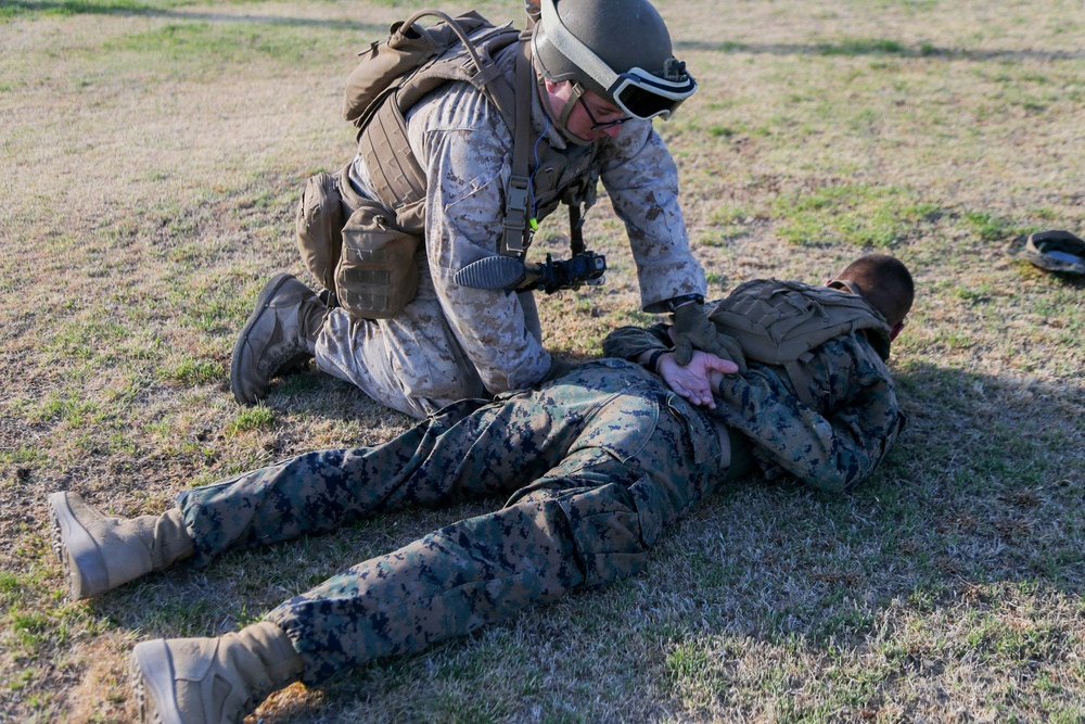 Marines with 2/8 Conduct NEO Drills