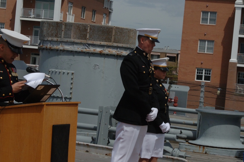 USMC Commissioning Ceremony