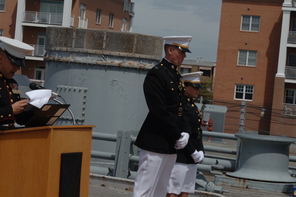 USMC Commissioning Ceremony