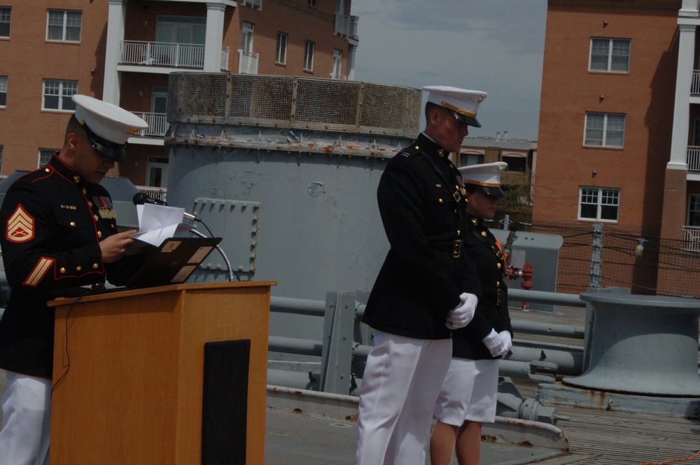 USMC Commissioning Ceremony