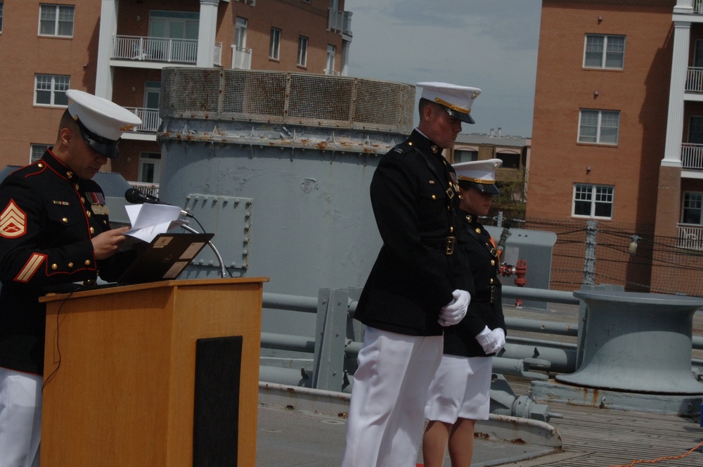 USMC Commissioning Ceremony