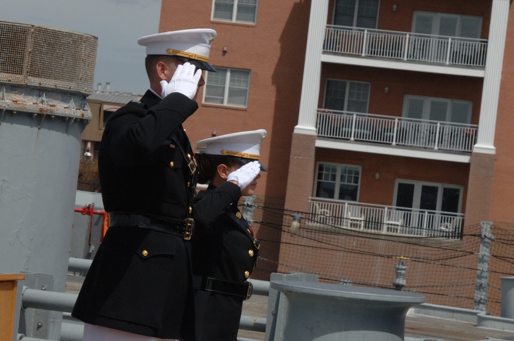 USMC Commissioning Ceremony