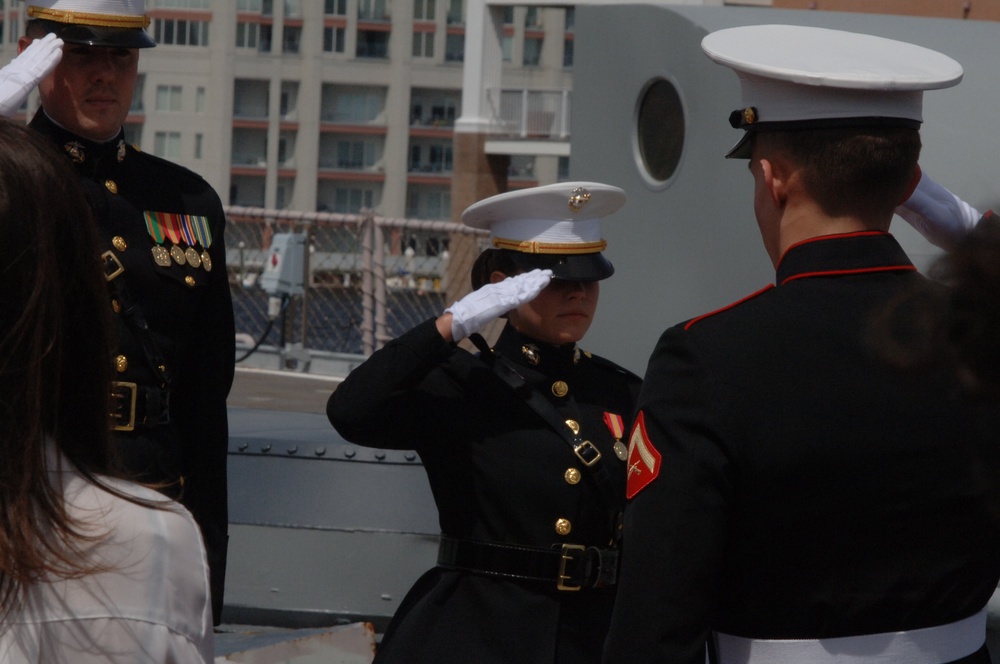 USMC Commissioning Ceremony