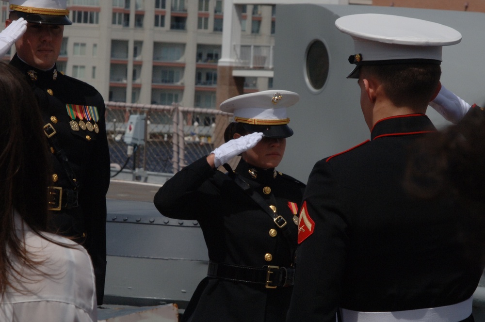 USMC Commissioning Ceremony