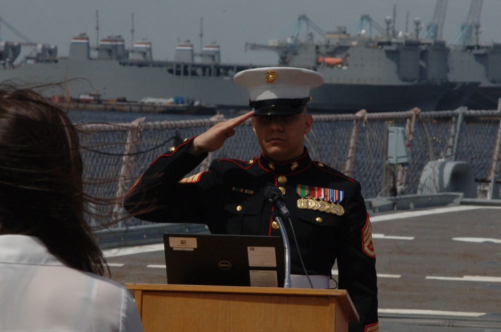 USMC Commissioning Ceremony