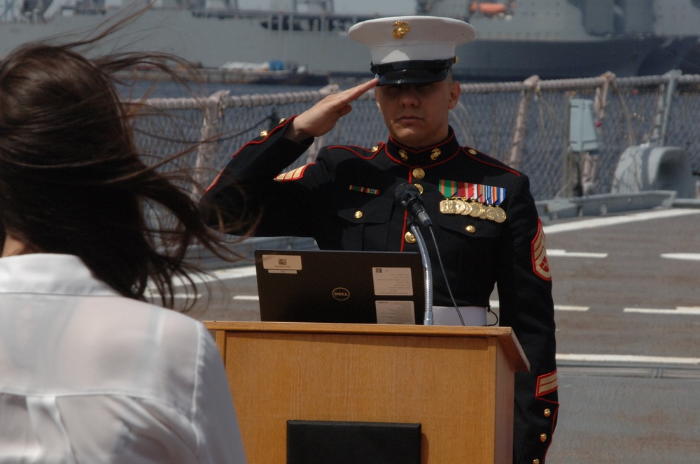 USMC Commissioning Ceremony