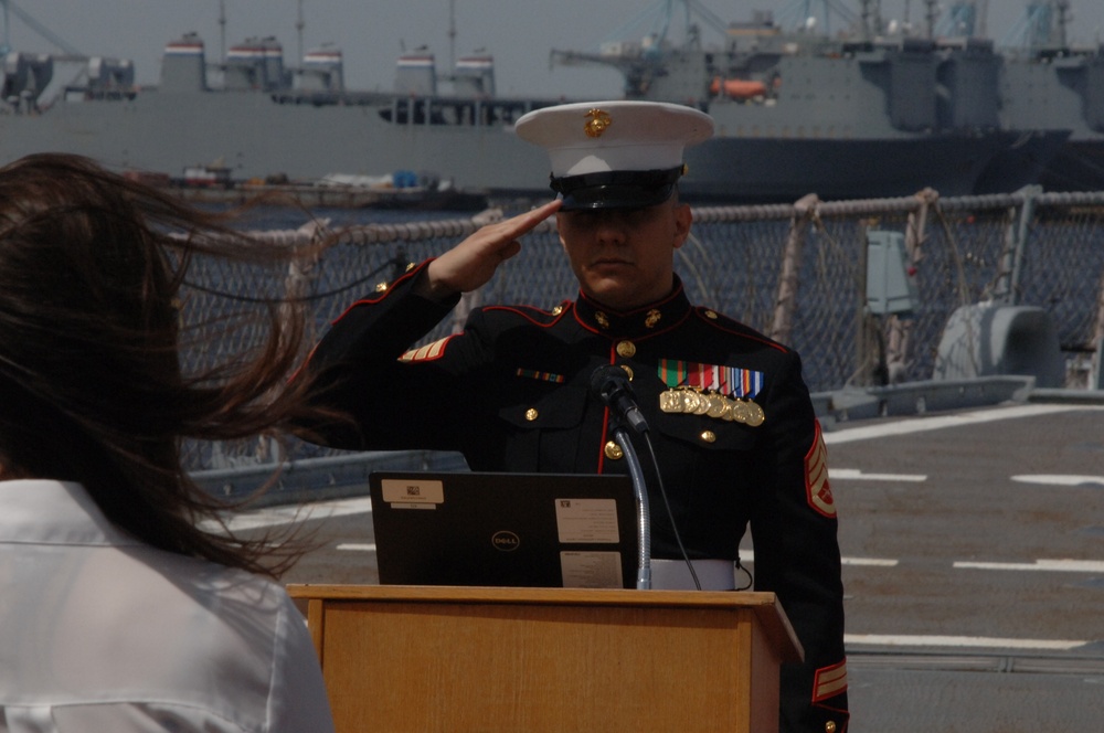 USMC Commissioning Ceremony