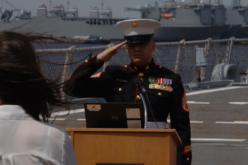 USMC Commissioning Ceremony