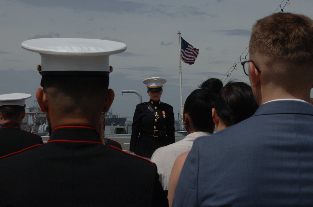 USMC Commissioning Ceremony