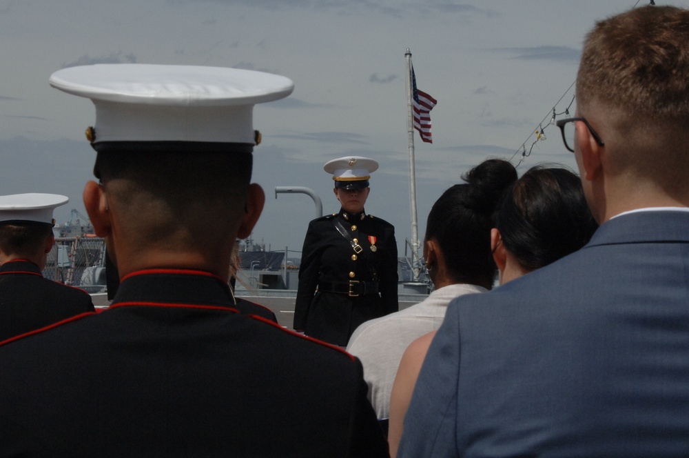 USMC Commissioning Ceremony