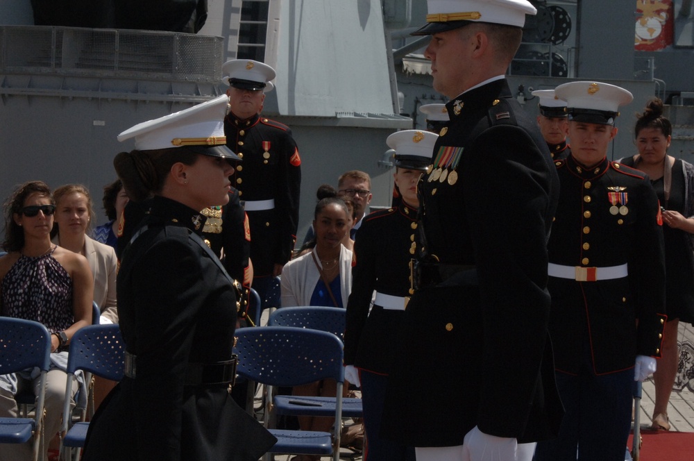 USMC Commissioning Ceremony