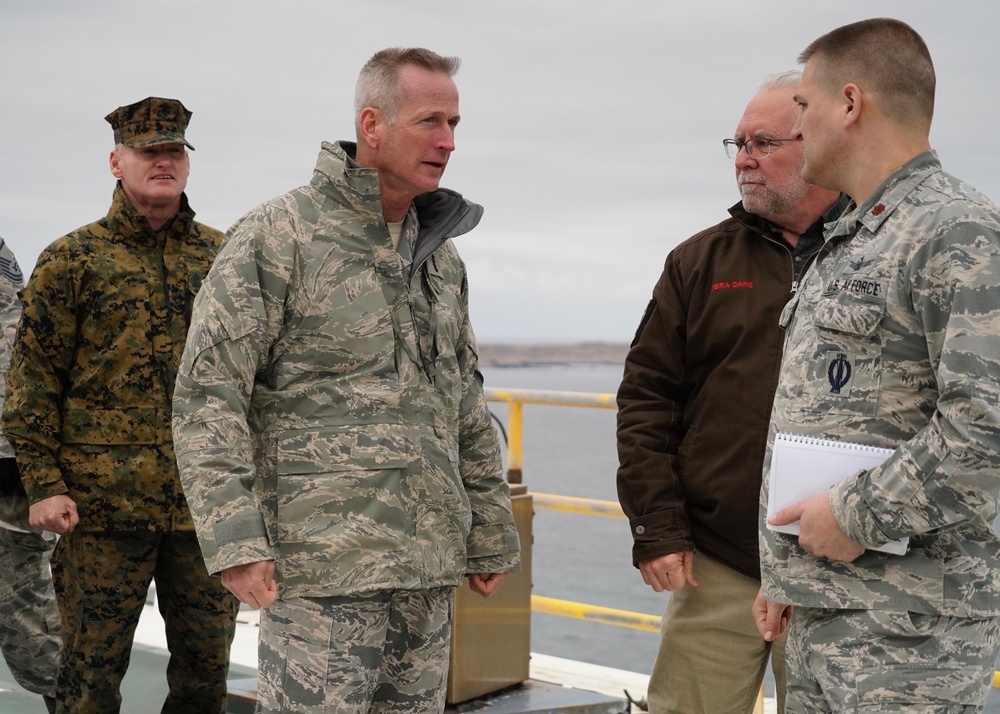 NORAD and USNORTHCOM Commander Visits Earackson AS, Alaska