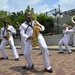 USS Blue Ridge Seventh Fleet Band plays at Disneyland Hong Kong