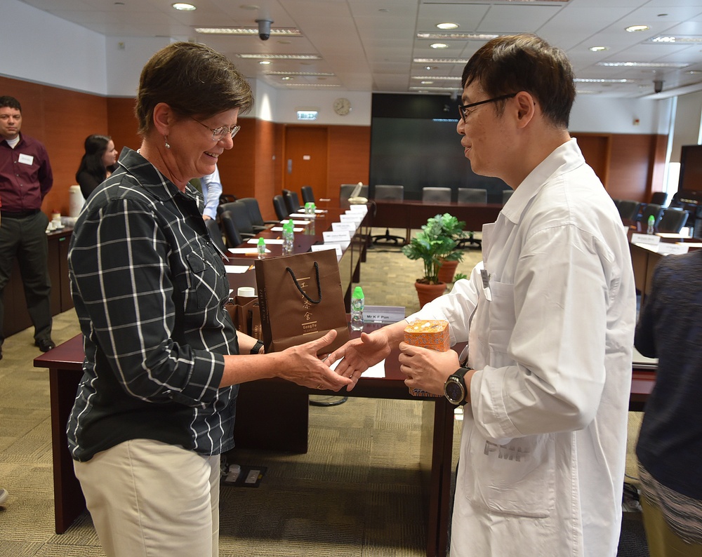 USS Blue Ridge and 7th Fleet Sailors visit Princess Margaret Hospital, Infectious Disease Center, Hong Kong.