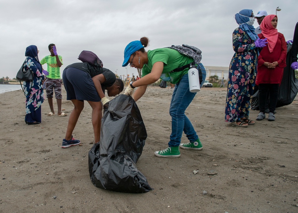 Earth Day Beach Clean Up in Djibouti