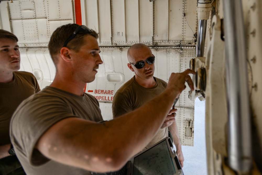 P-3 Bomb Bay Maintenance