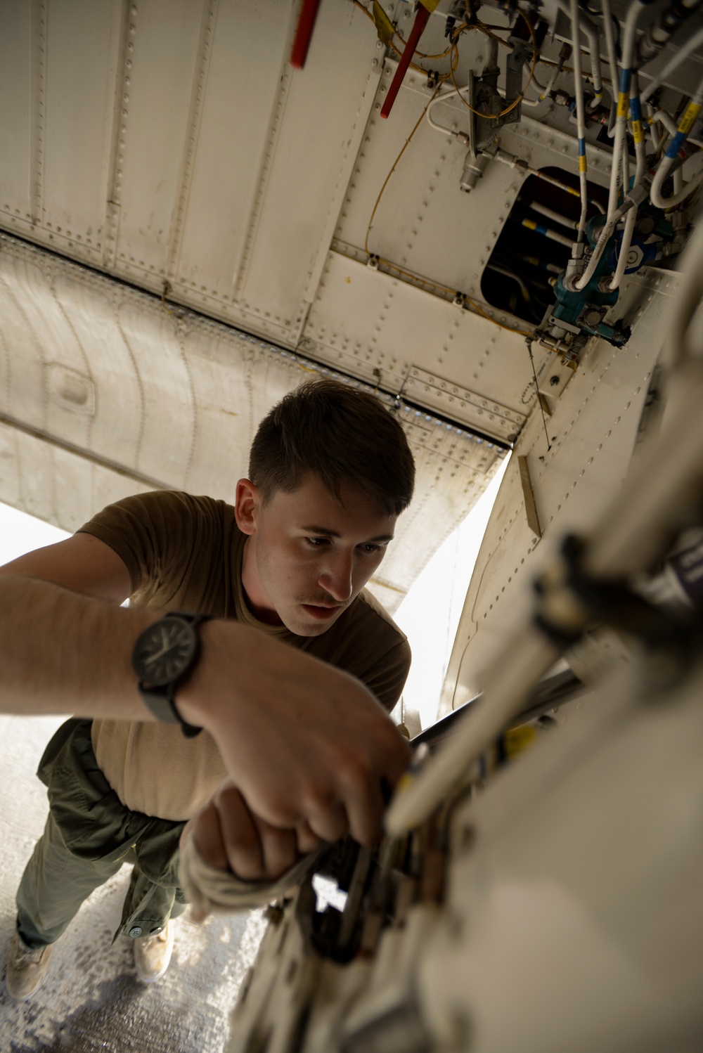 P-3 Bomb Bay Maintenance