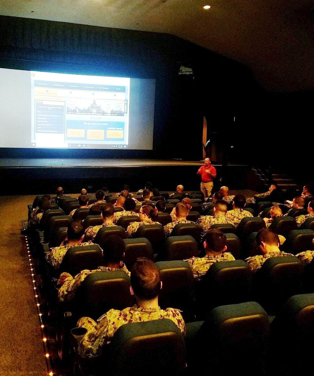 Hawaii-Based Sailors, Civilians Learn About the Navy COOL Program