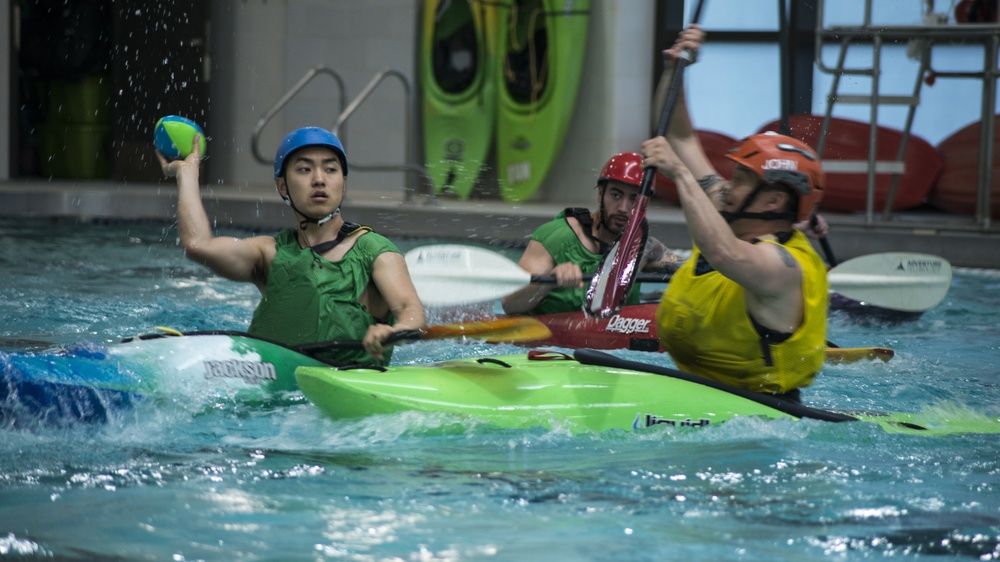 MWR Fitness Center Hosts Annual Kayak Football Tournament