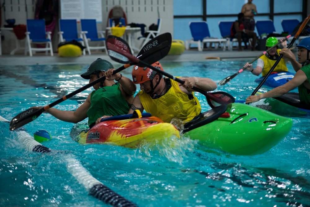 MWR Fitness Center Hosts Annual Kayak Football Tournament