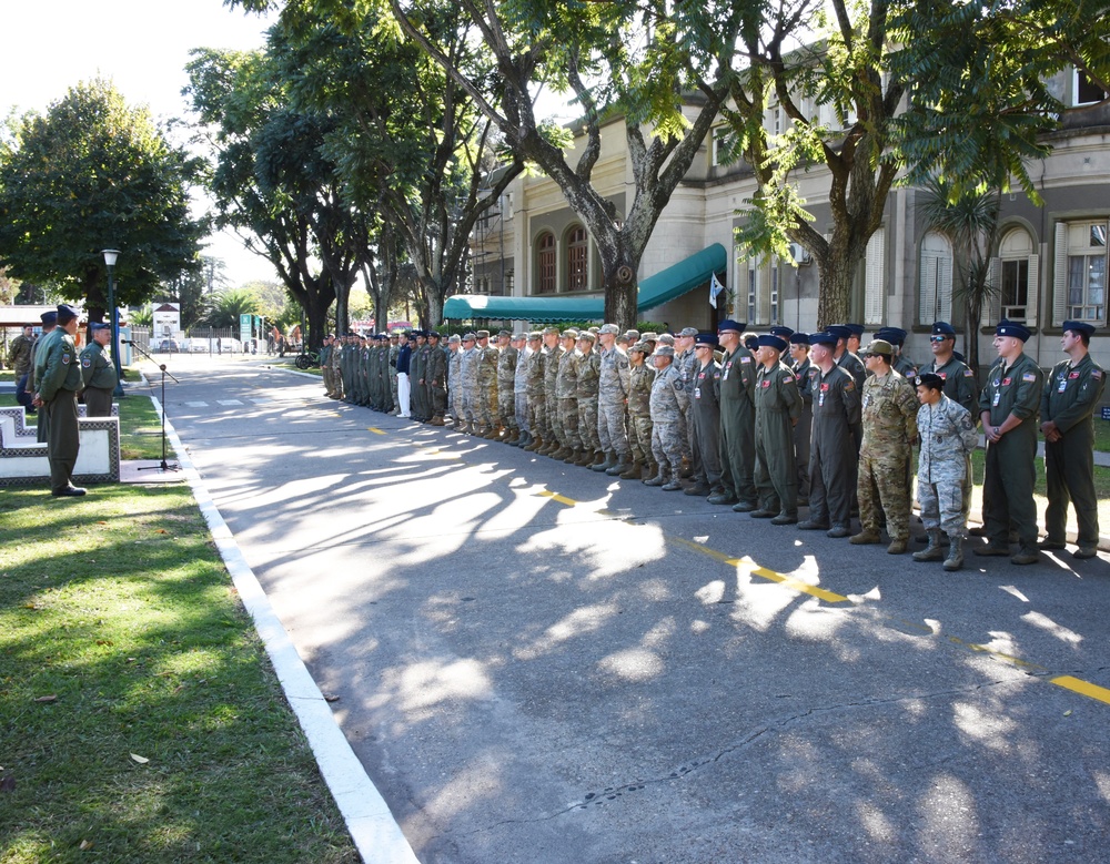 Argentine Air Force welcomes U.S. Air Force at Palomar Airport, Argentina