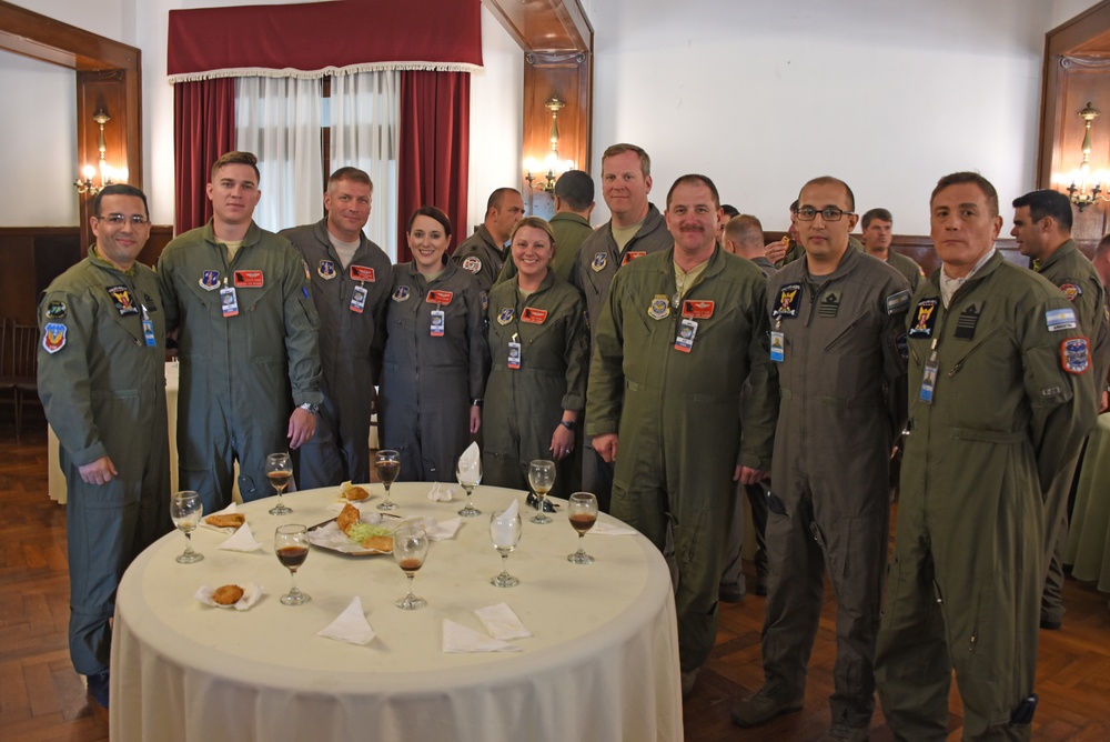 Argentine Air Force welcomes U.S. Air Force at Palomar Airport, Argentina