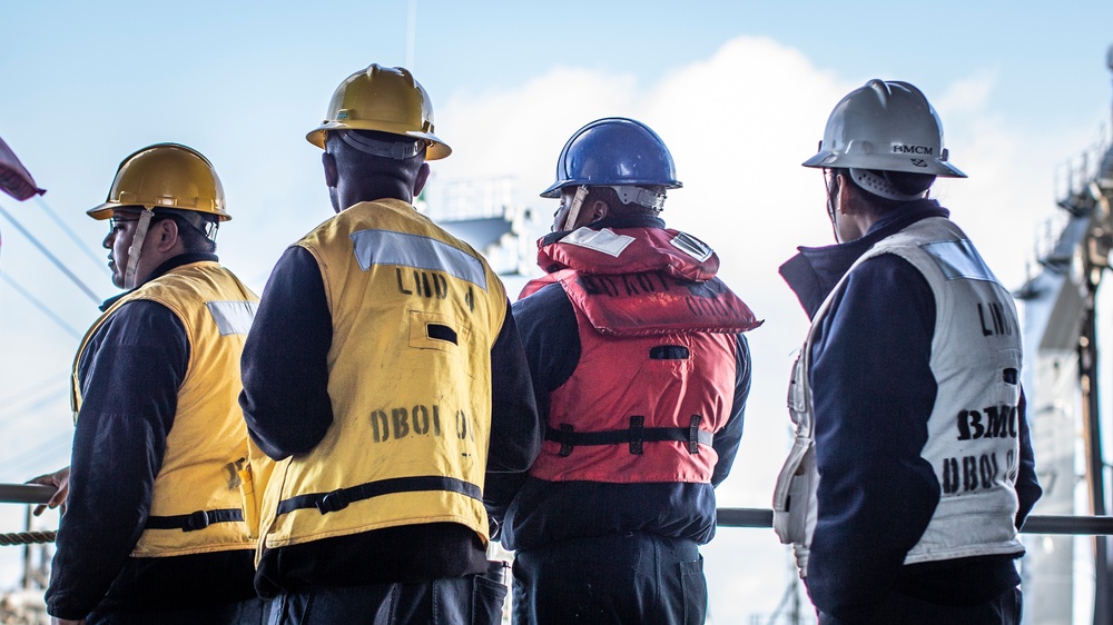 USS Boxer Replenishment-At-Sea