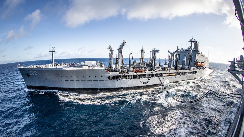 USS Boxer Replenishment-At-Sea