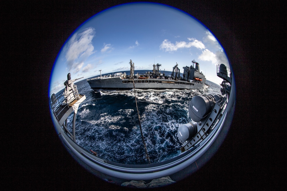 USS Boxer Replenishment-At-Sea