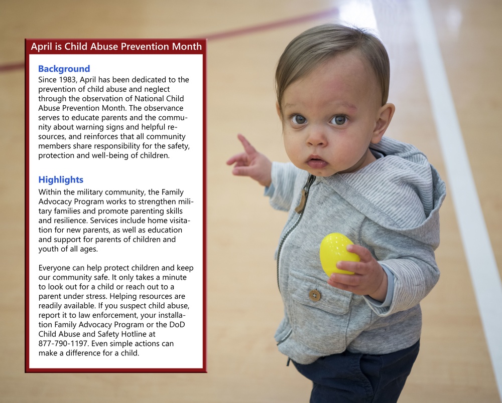 Child Abuse Prevention Month at Dover AFB 2019
