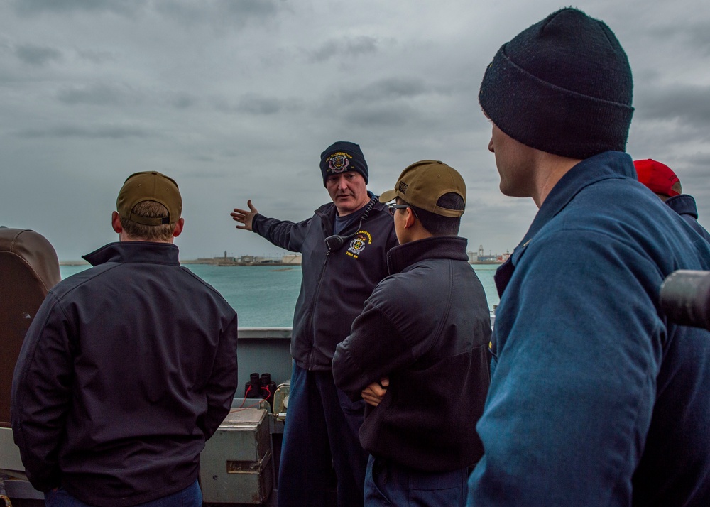 USS Bainbridge Deployment