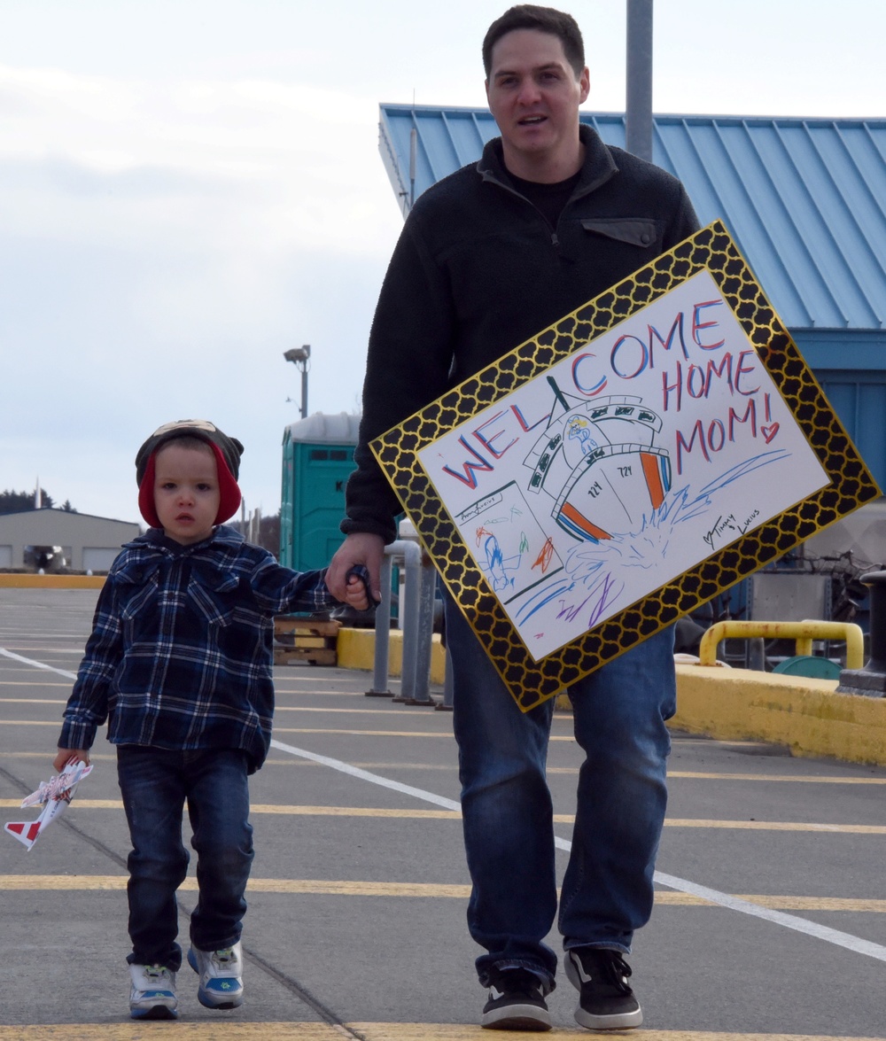 Coast Guard Cutter Douglas Munro returns to home port