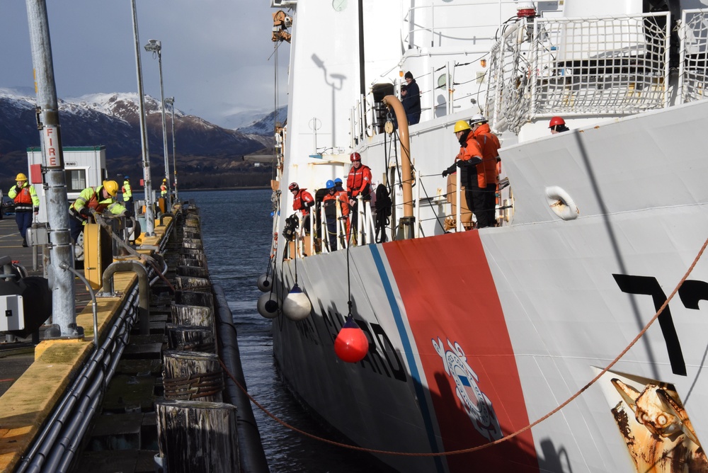 Coast Guard Cutter Douglas Munro returns to home port