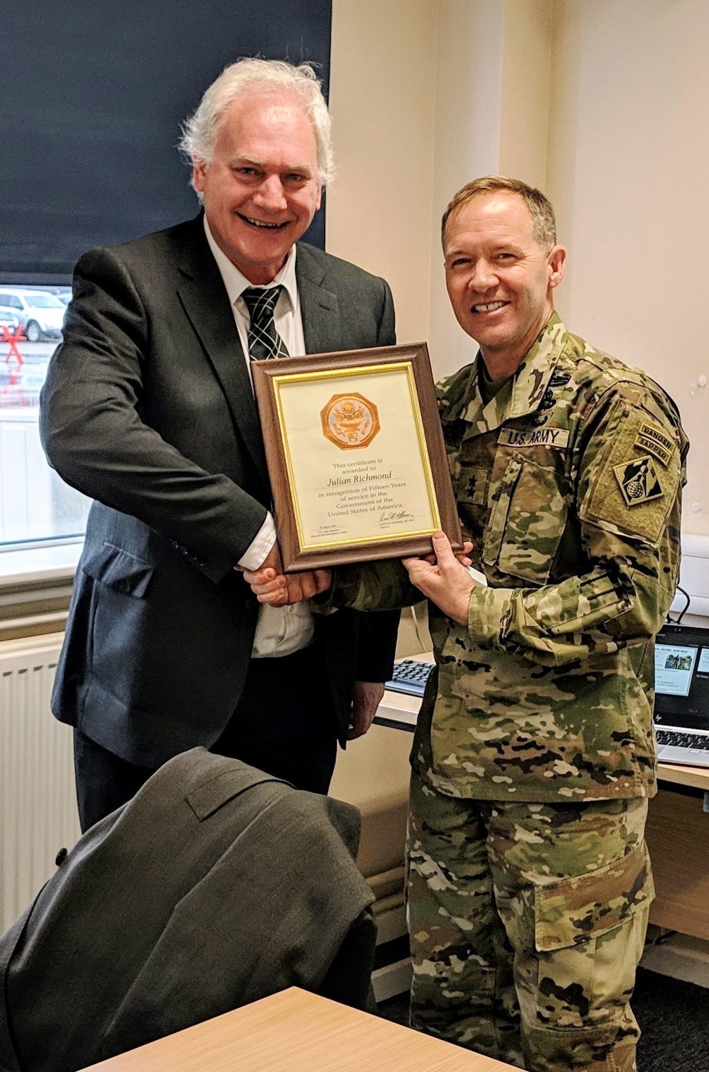 International Research Office recognizes long-time contributor