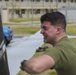 Service members conduct OC spray training at MCAS Iwakuni