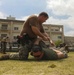 Service members conduct OC spray training at MCAS Iwakuni