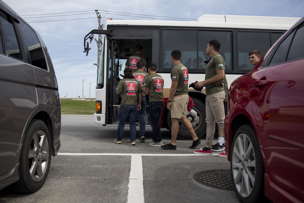 Camp Hansen Marines Volunteer for a friendship exchange and community clean up