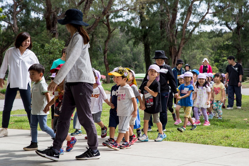 Camp Hansen Marines Volunteer for a friendship exchange and community clean up