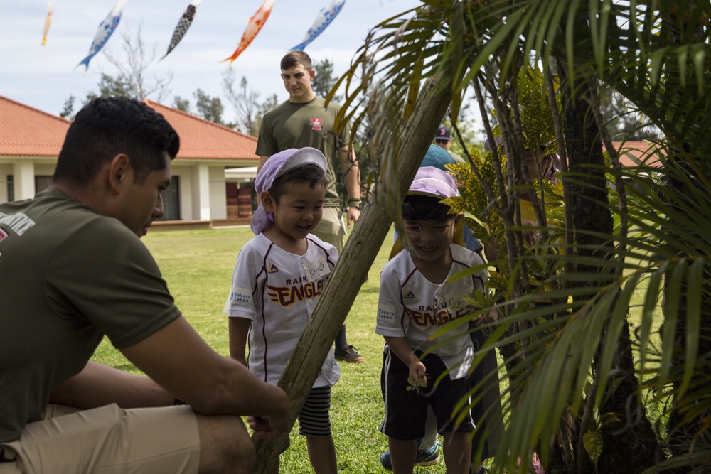 Camp Hansen Marines Volunteer for a friendship exchange and community clean up