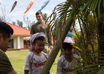 Camp Hansen Marines Volunteer for a friendship exchange and community clean up