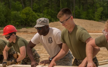 Camp opens after seven years, thousands of service members provide no-cost labor