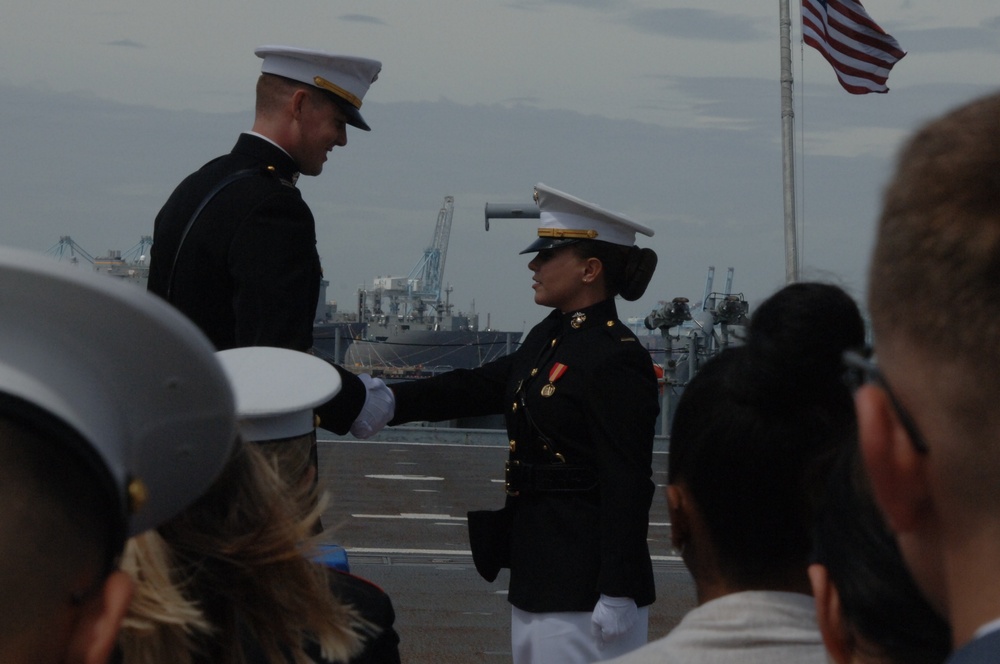 Commissioning ceremony