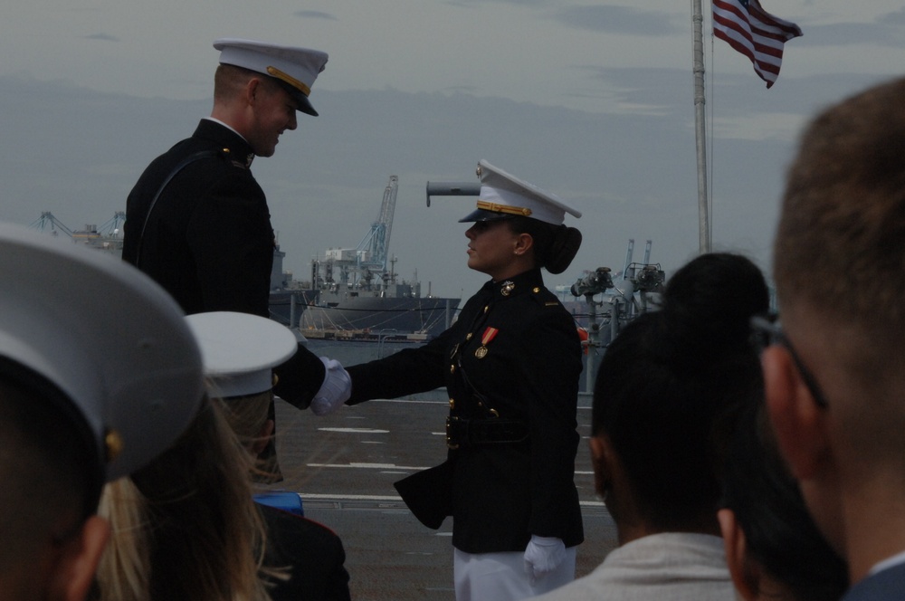 Commissioning ceremony