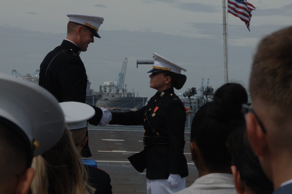 Commissioning ceremony