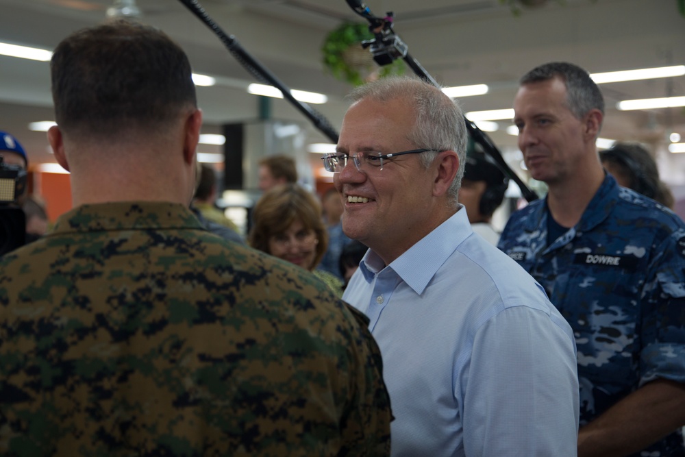 Marines meet Prime Minister of Australia