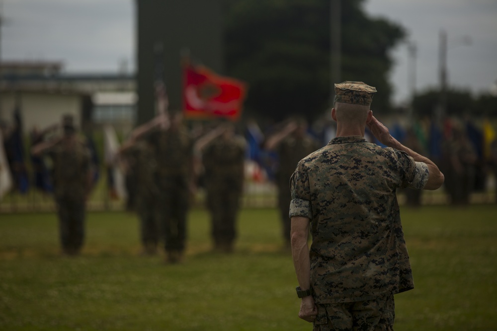 MACS-4 Change of Command Ceremony