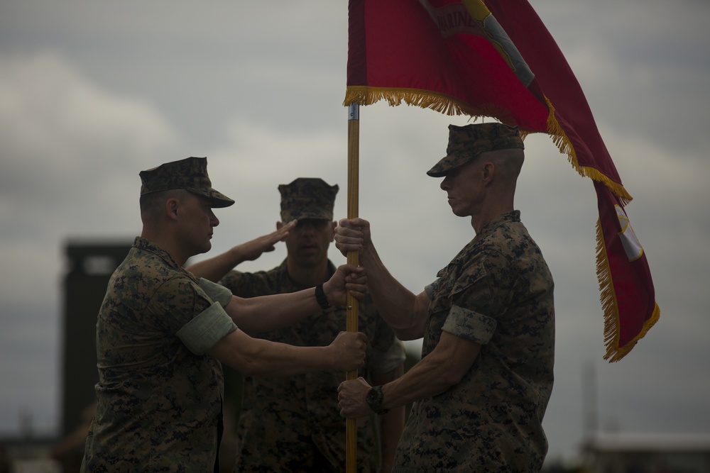 MACS-4 Change of Command Ceremony