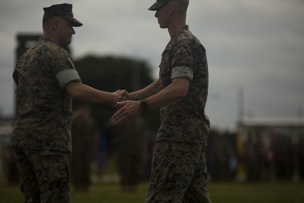 MACS-4 Change of Command Ceremony