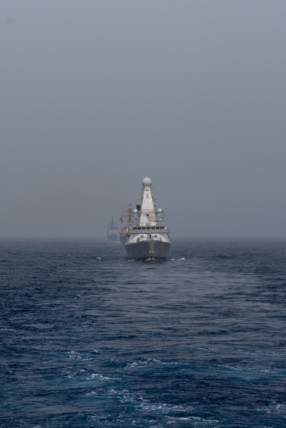 The John C. Stennis Carrier Strike Group and Abraham Lincoln Strike group conduct operations at sea